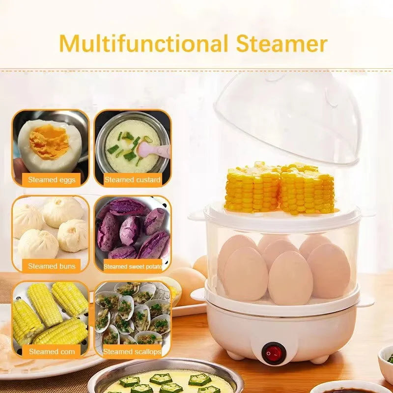 Multifunctional Egg Boiler Electric Egg Steamer Cooking Breakfast