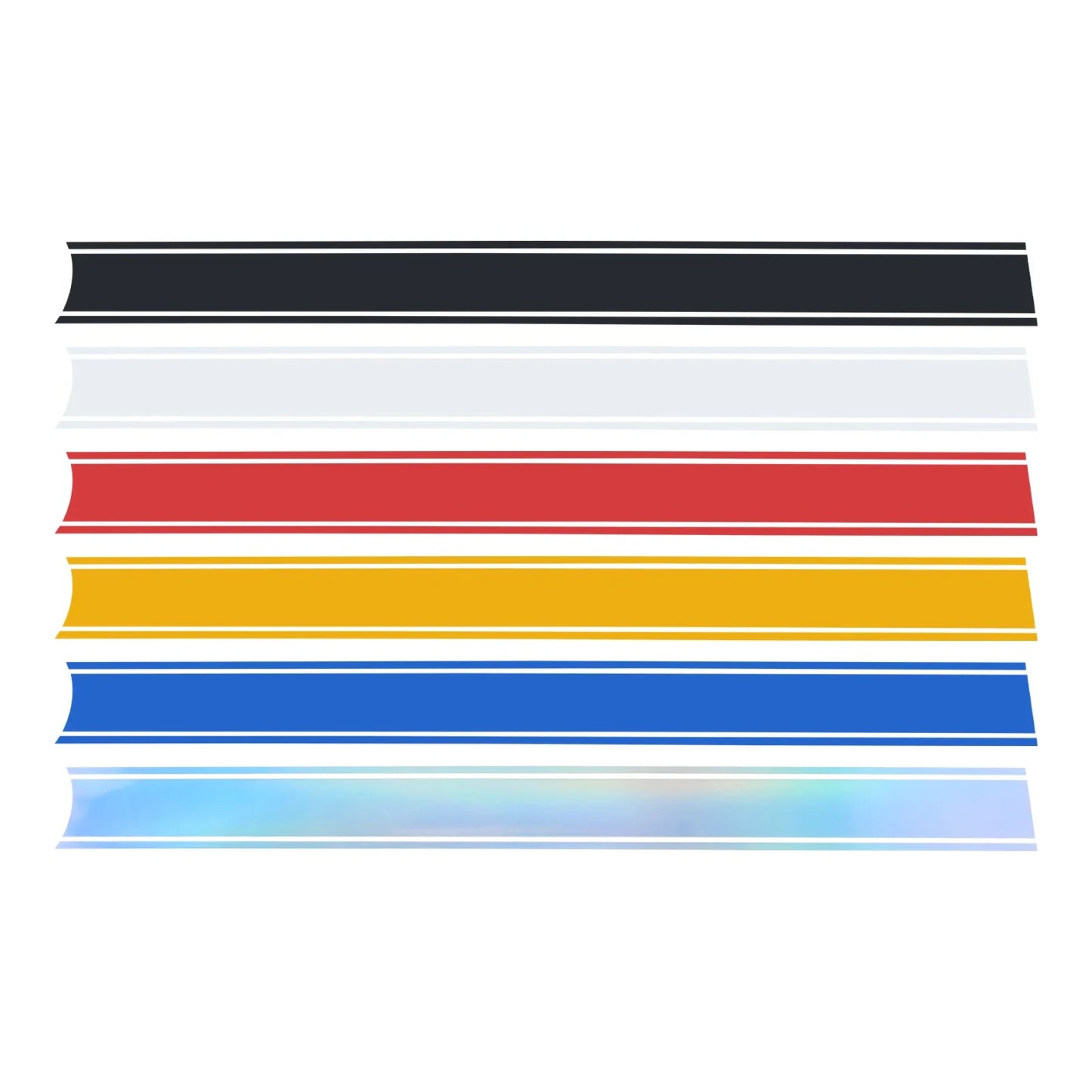 50*4.5cm DIY Motorcycle Stickers for Fuel Tank Stripes Racing Helmet