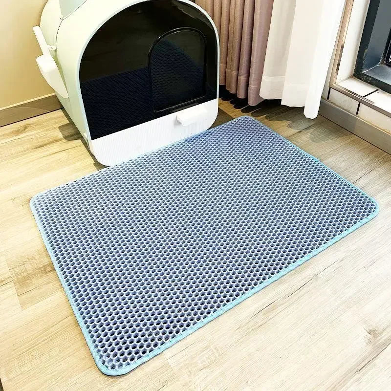 Cat Litter Mat Pet Toilet Waterproof Double Layer Pet Litter Box Mat