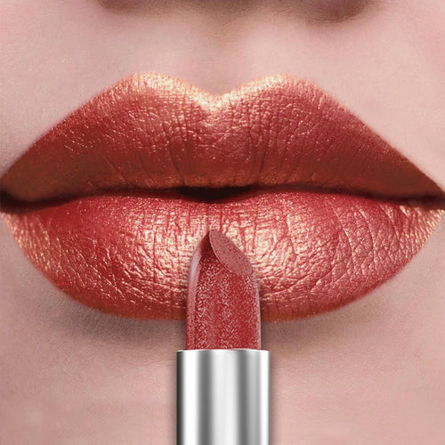 21Colors Bold & Intense Glitter Shiny Metallic Lipstick Pearlescent