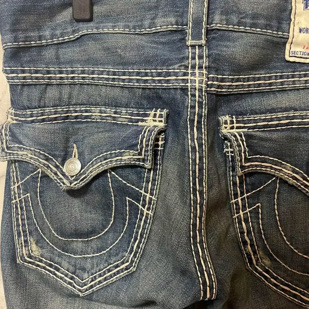 2000’s True Religion Low Rise Y2K Super T Bootcut Flared Jeans Street