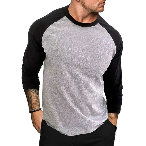 Polyester Long Sleevet-Shirts men Men S Fashionable Casual Comfortable