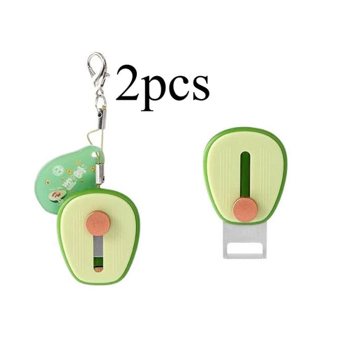 1/2Pcs Creative Avocado Shaped Fruit Peeling Knife Adjustable Kitchen