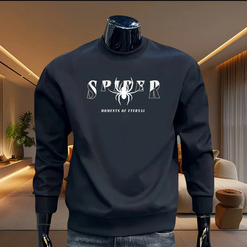 New Autumn Men Graphic Sweatshirts Hoodied Long Sleeve T-shirt Cotton
