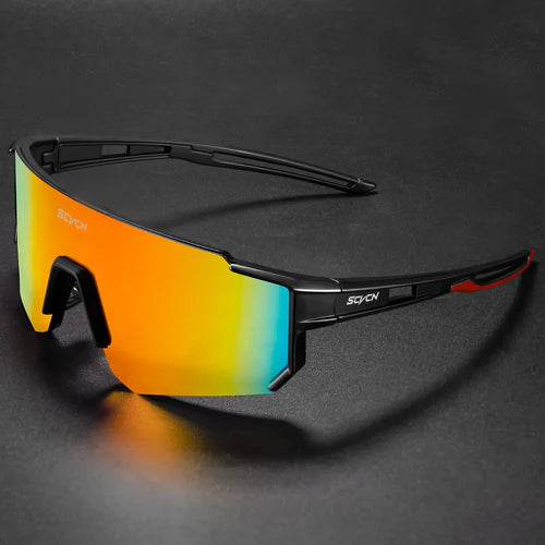 SCVCN New Outdoor Cycling Sunglasses Men Road Driving Bike Glasses