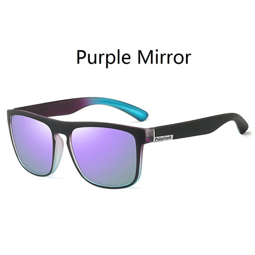 Men Women Polarized Sunglasses Luxury Brand Designer Vintage Square