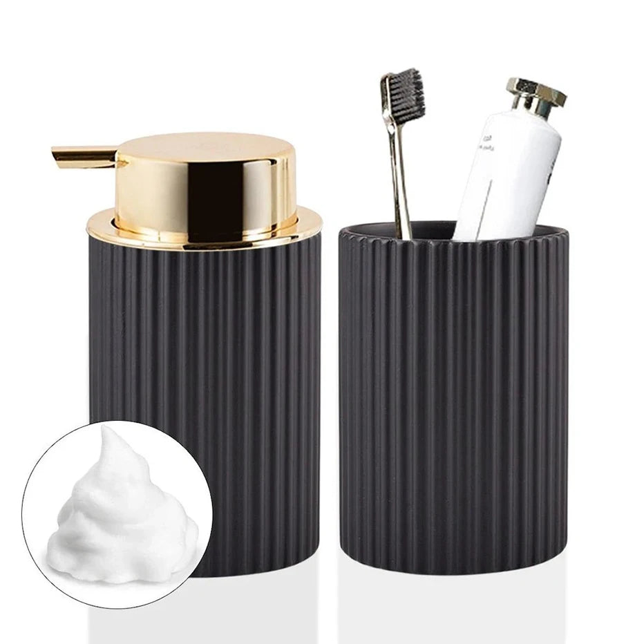 Bathroom Foam Soap Dispenser Hand Soap and Dish Soap Storage