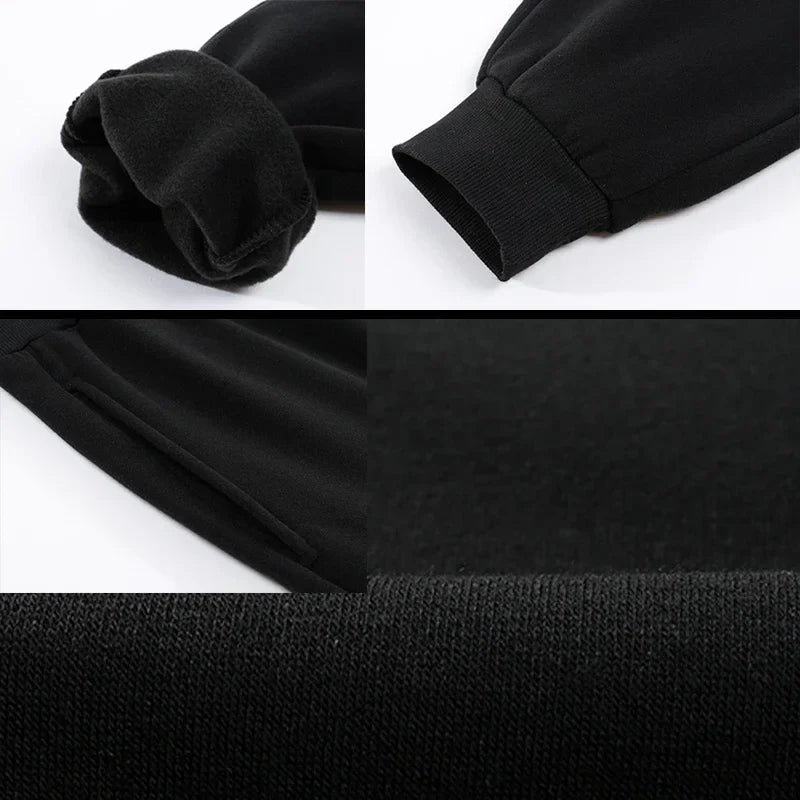 Mens Sweatpants Fashion Versatile Baggy Jogging Pants Outdoor High