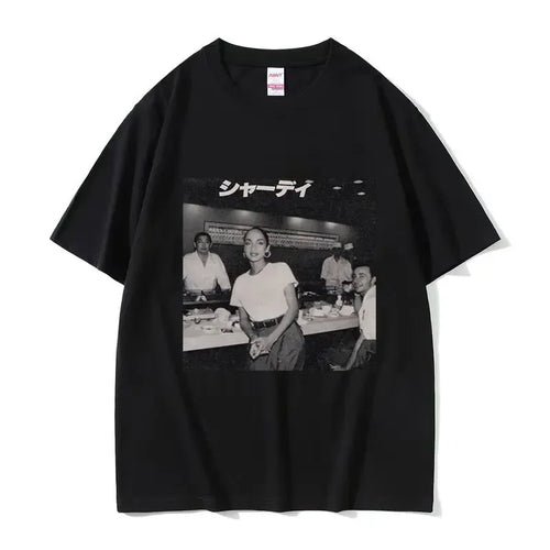 90s Singer S-Sade Print Graphic T Shirt Men Women Hip Hop Vintage