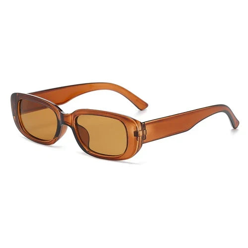 Rectangle Fashion Sunglasses For Women Men Retro Vintage UV400 Sun