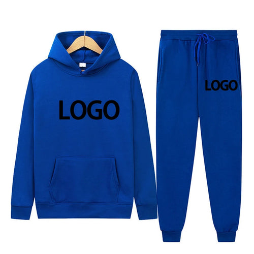 Customized Printed Men Women Tracksuit Hooded Sweatshirts and Jogger