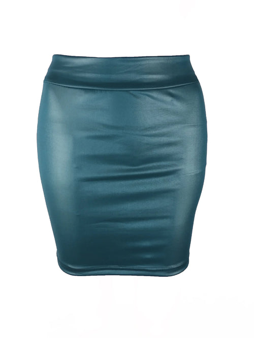 Women Summer Mini Skirts High-waist Slim Fittness Hip Pencil Skirts