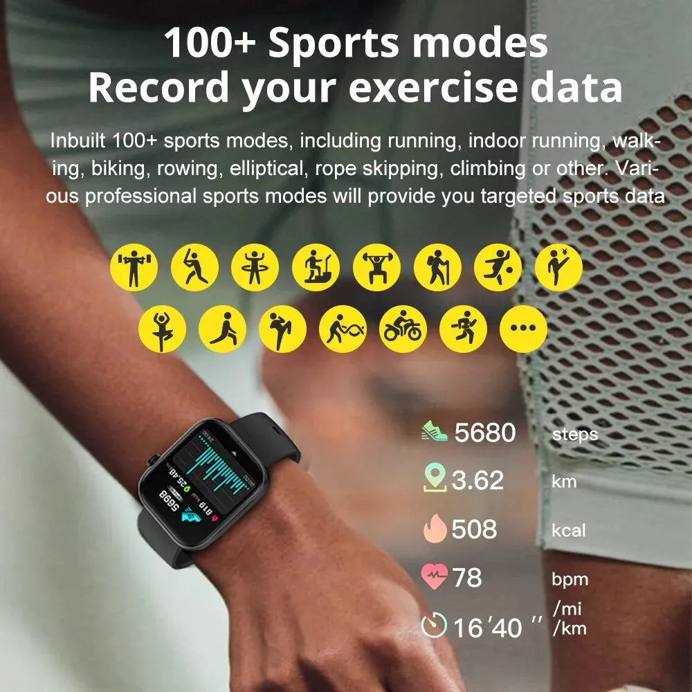 COLMI P71 Voice Calling Smartwatch Men Health Monitoring IP68
