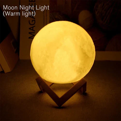 Book Light LED Moon Light Galaxy Light, Moon Night Light, Girl, Boy,