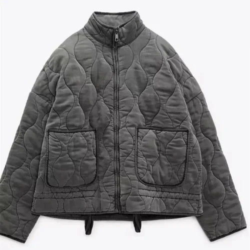 ZW Women's Cotton Jacket Traf 2024 New Arrival Vintage Lenzing Rayon