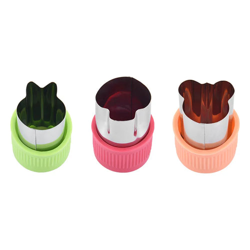3/9pcs Fruit Cutters for Children Kids Food Cookie Sandwich Mold Maker