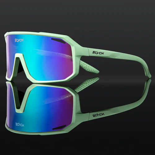 SCVCN New Cycling Glasses Bike Sunglasses Men UV400 Eyewear Outdoor