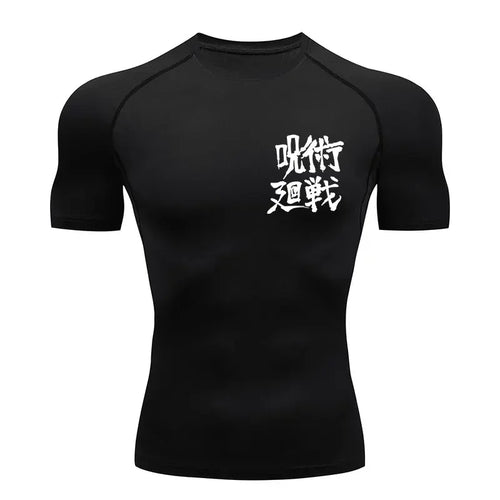Men's Summer Fitness Gym Sports Running T-Shirt New Hot Selling Anime