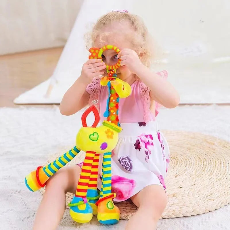 Car bed hanging giraffe, safety seat car hanging deer, baby soothing