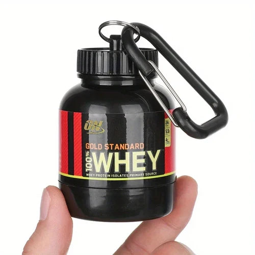 100ML Outdoor Sport Mini Portable Protein Container Powder Bottle With