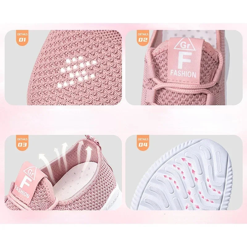 2023 Women's Casual Sneakers Summer Comfortable Breathable Platform