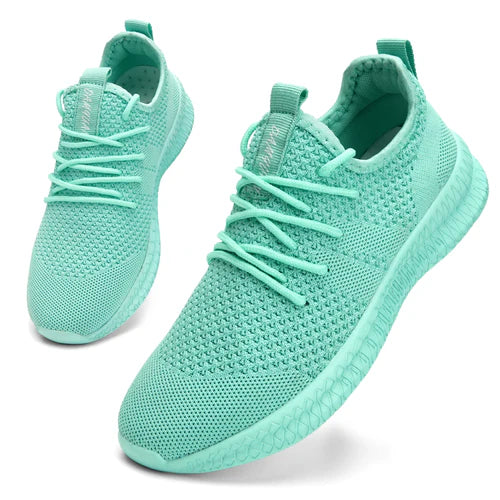 Women Casual Shoes Fashion Breathable Comfortable Walking Mesh Flat