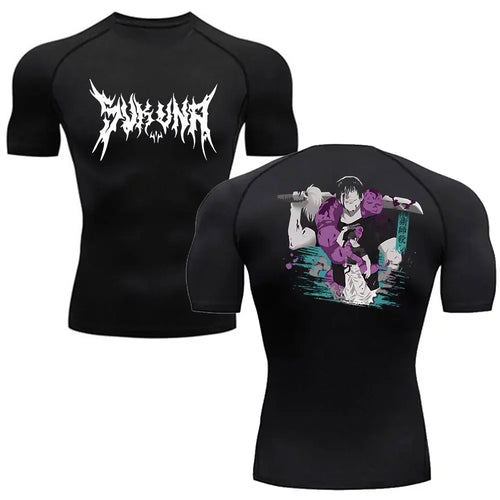 Men's Summer Fitness Gym Sports Running T-Shirt New Hot Selling Anime