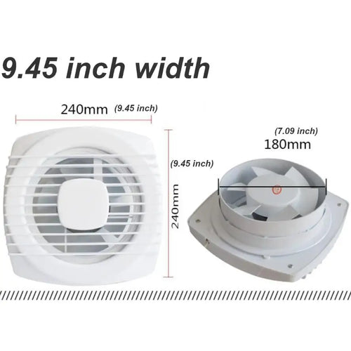 220V 4/6/7inch 110/150/180mm silence Ventilating Strong Exhaust