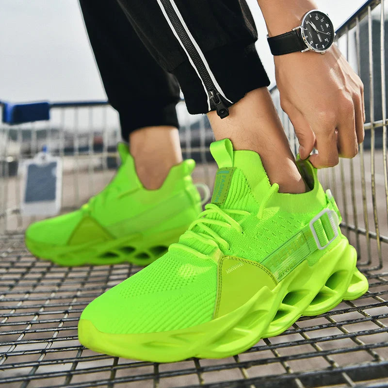 Summer Men Shoes Sneakers Fashion Breathable Platform Running Shoes