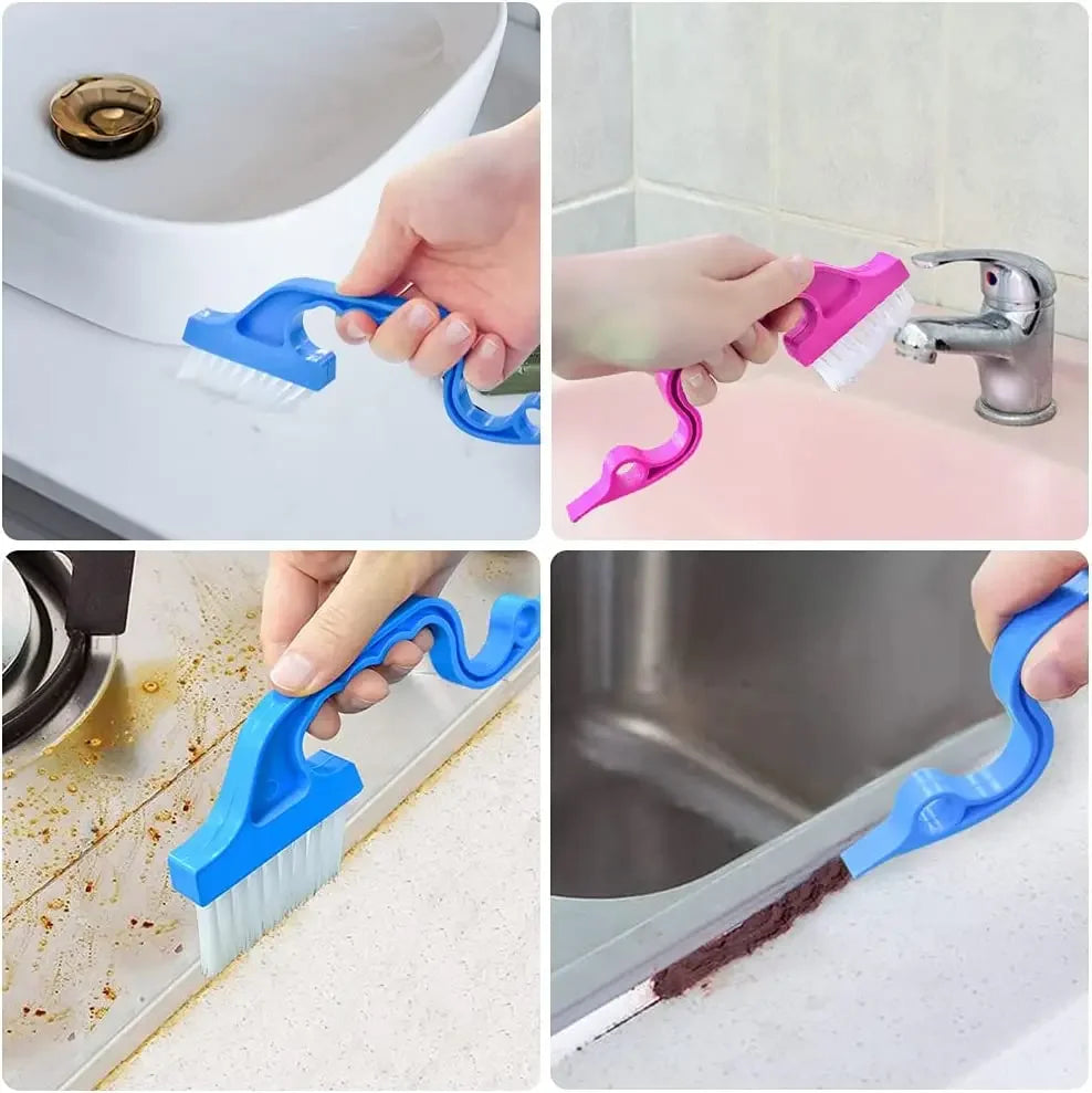 2 In 1 Windows Gap Household Cleaning Brush Flat Mouthed Shovel Useful