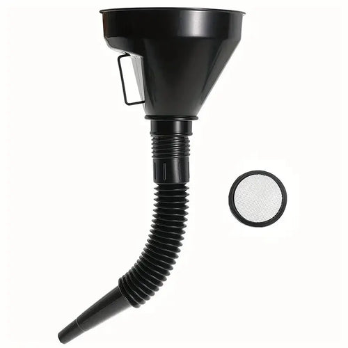 1 Pc Multi Functional Flexible Automotive Fuel Funnel: Spill-Proof