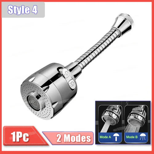 2/3Mode Faucet Extender 360Degree Rotatable Faucet Nozzle Adapter Home