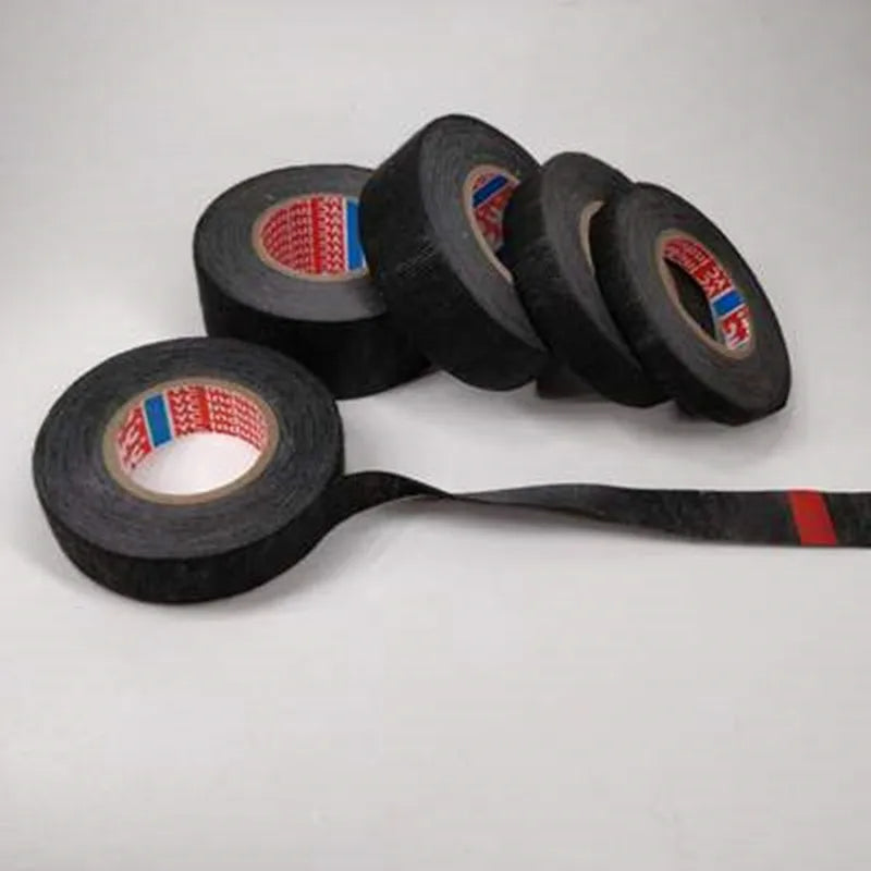 15M 9/15/19/25/32MM Heat-resistant Adhesive Cloth Fabric Tape For