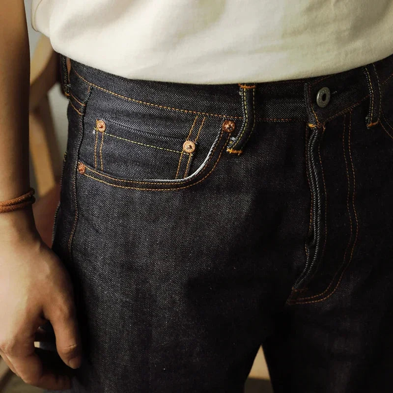 Red Tornado 55501 Relaxed Straight Fit Men's Jeans Raw Selvedge Denim