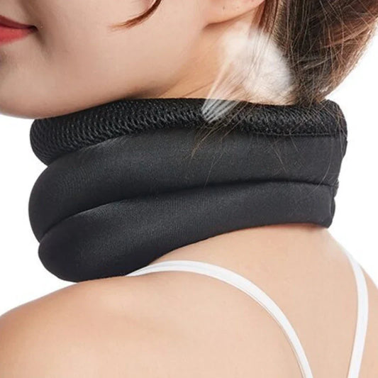 Neck Support Cervical Brace Adjustable Cervical Collar Soft Durable Foam for Relieve Cervical Pain Airplane Travel Nap Health
