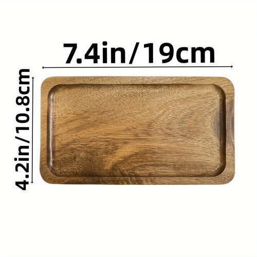 Japanese solid wood fruit plate factory wholesale wooden tray