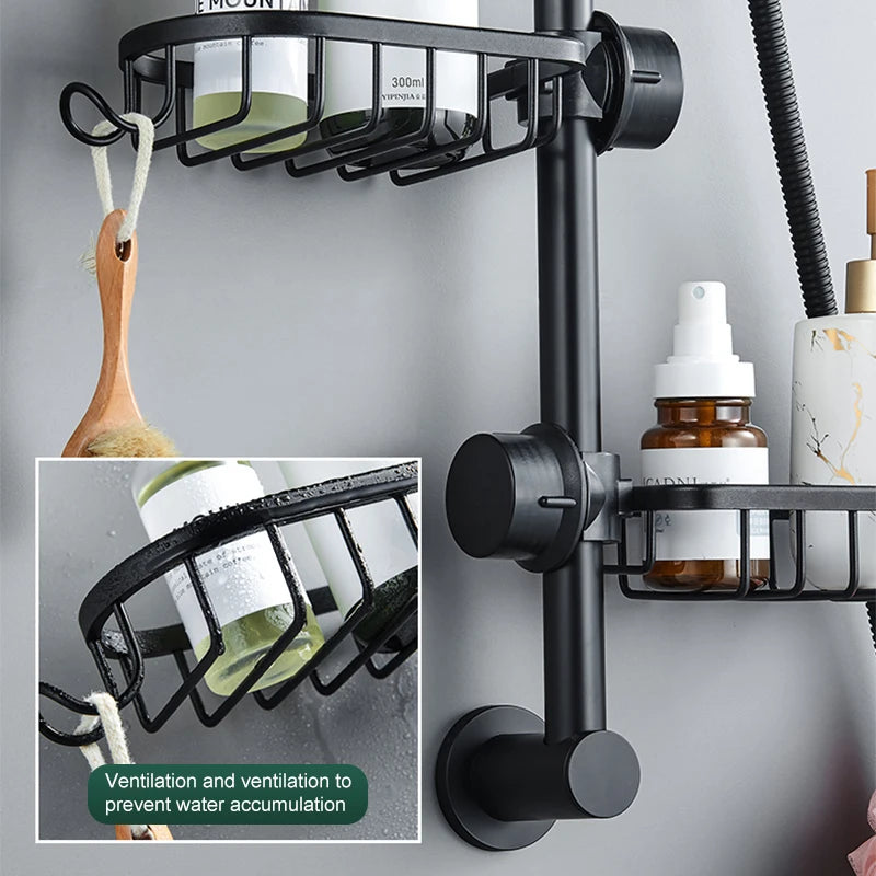 Bathroom Faucet Storage Rack Shower Soap Holder Bathroom Organization