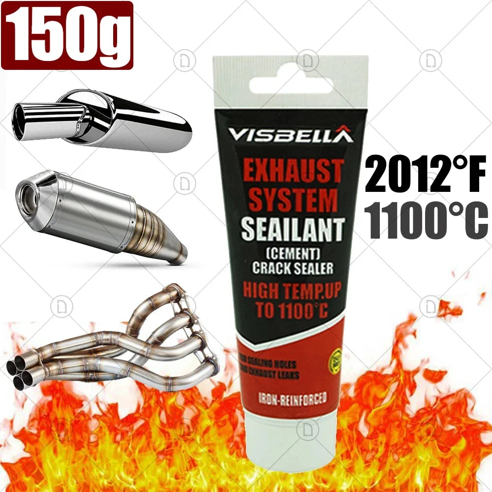 1PC High Temperature Sealant Car Exhaust Pipe Tailpipe Muffler