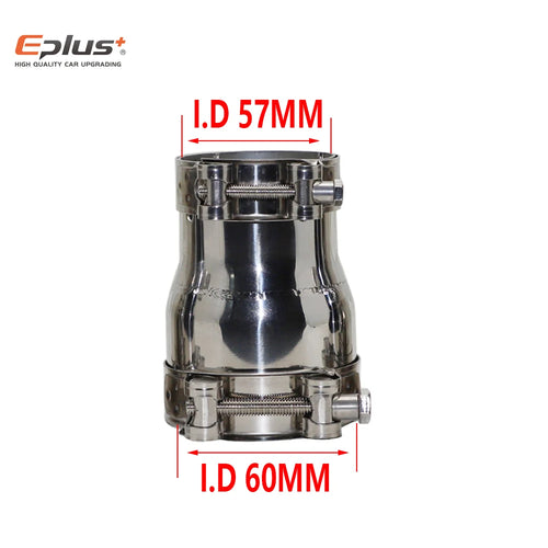 54MM-77MM Universal Stainless Steel Reducer Adapter Motorcycle Car