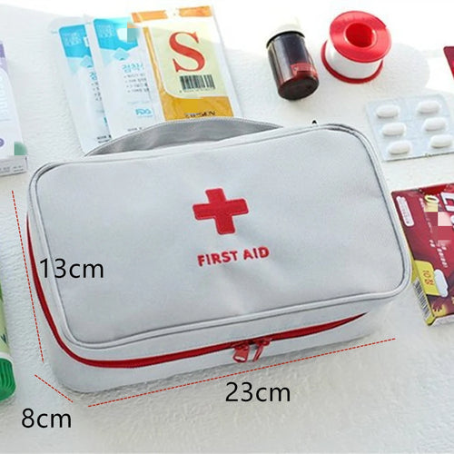 Health Medicine First Aid Kit Oxford Cloth Portable Travel Storage