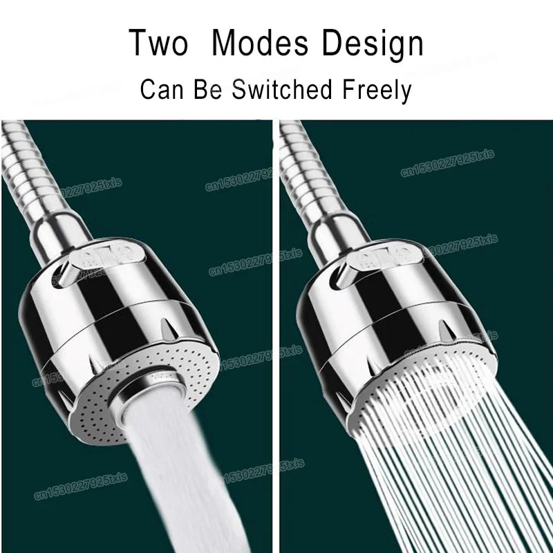 2/3Mode Faucet Extender 360Degree Rotatable Faucet Nozzle Adapter Home