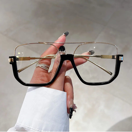 Sunglasses Retro Large Frame Net Red Glasses Ins Women's Sunglasses