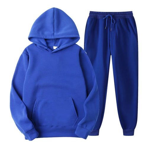 2024 Winter Brand Tracksuits Men's sets Long Sleeve Pullover + Jogging