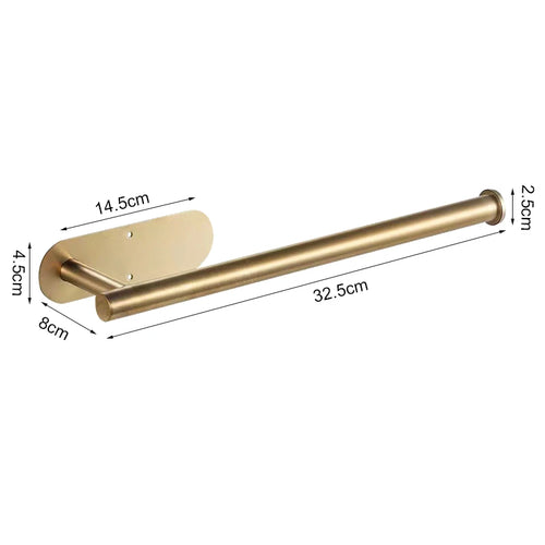 Stainless Steel Paper Towel Holder for Bathroom Kitchen No Punch Wall