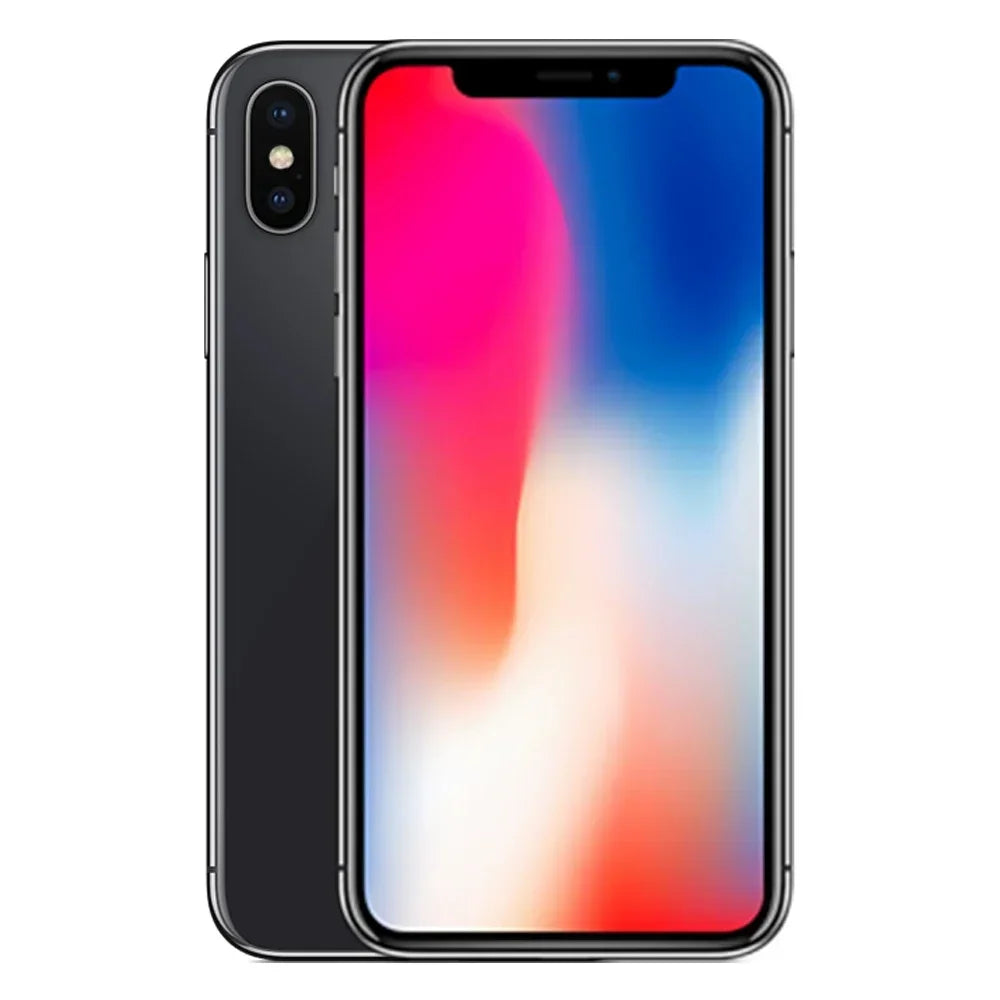 Original iPhone X 4G Mobile Phone FACE ID 3GB RAM 64GB/256GB ROM OLED 5.8" 12MP+7MP A11 Bionic Hexa Core IOS iphone x