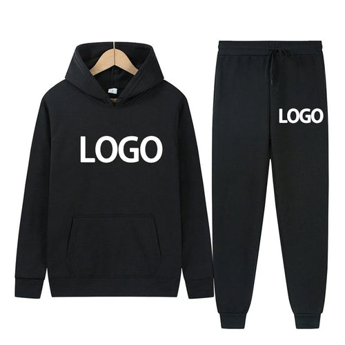 Customized Printed Men Women Tracksuit Hooded Sweatshirts and Jogger