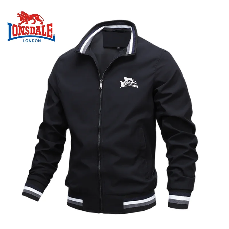 High End Embroidered CAMEL High-quality Men's Zippered Jacket, Spring