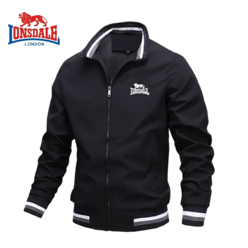 High End Embroidered CAMEL High-quality Men's Zippered Jacket, Spring