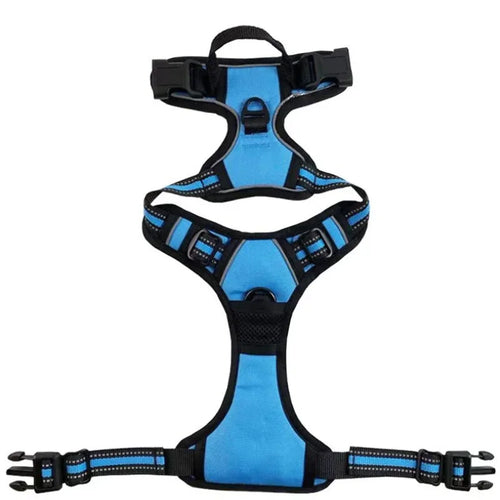 Pet Dog Harness Reflective Adjustable Breathable Vest Chest Strap for