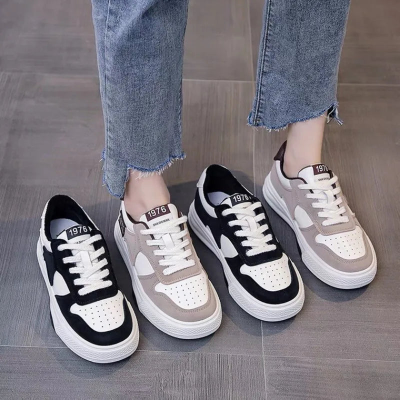 2024 Platform Shoes Women Sneakers Platform Vulcanized Shoes Fashion